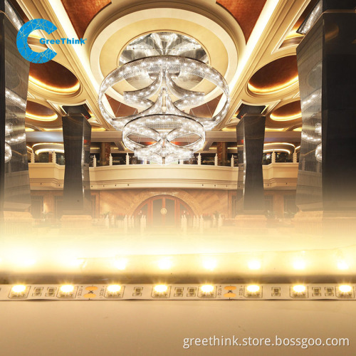 high brightness 12v 14.4W 3000k warm white led strip